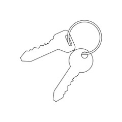 Keys illustration vector
