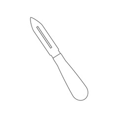Potato peeler icon