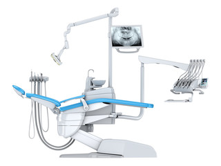 3D rendering modern dental chair