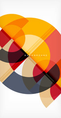 Obraz premium Modern circle abstract background
