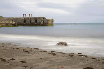 playa, mar, costa, olas, bahía