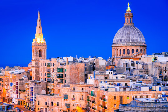 Malta, La Valletta and Silema