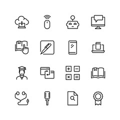 Flat icon set