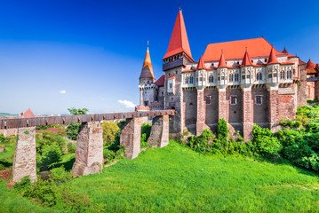 Fototapeta na wymiar Corvin Castle, Transylvania - Romania