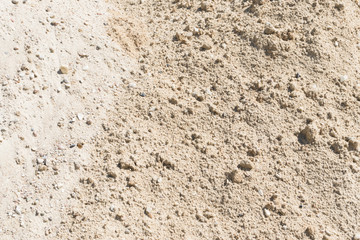 Sand, Gravel, Pebbles and Concrete Mix