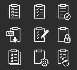 Document vector icon.