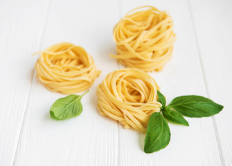 Italian pasta Tagliatelle