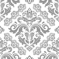 Orient vector classic pattern with light ornament. Seamless abstract background with vintage elements. Orient background. Ornament for wallpaper and packaging