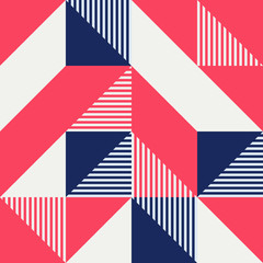 Fototapeta na wymiar Minimalist background seamless pattern with simple shape