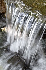 The small waterfall in the Botanical Garden Romania Craiova