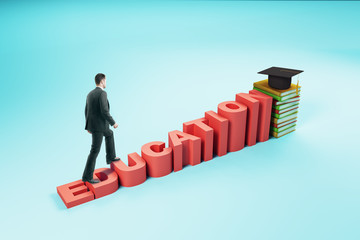 Knowledge and carrer concept