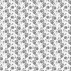 abstract seamless pattern of spirals