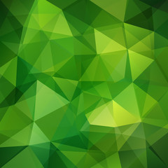 Fototapeta na wymiar Background of geometric shapes. Green mosaic pattern. Vector EPS 10. Vector illustration