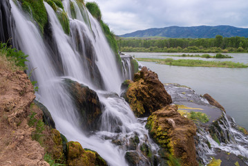 Fall Creek Falls on Snake River, Idaho, USA
