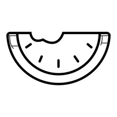 Watermelon icon vector