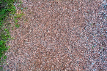 Brown texture of red granite Gravel