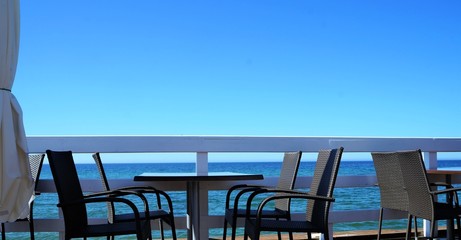 Terrasse am Meer