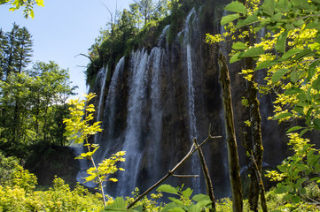 Big Waterfall In Plitvice