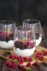 Raspberry trifle