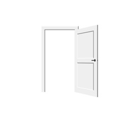 Vector door. Interior object element