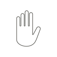 Hand icon sign