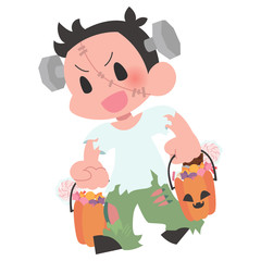 ハロウィン　仮装　子供　キャラクター　1人