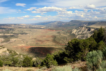 Canyon vista over NW Colorado