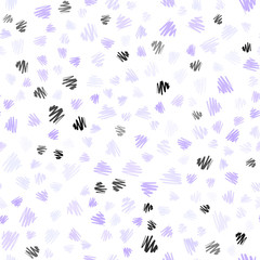 Light Purple vector seamless pattern with sharp lines.