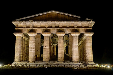 Paestum Night Temples