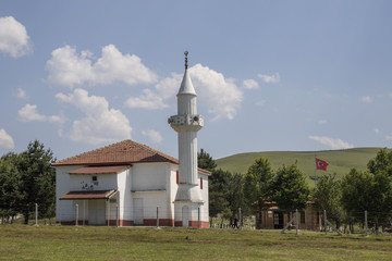 Obraz premium village mosque in turkey