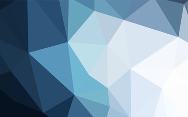 Obraz premium Light BLUE vector abstract polygonal template.