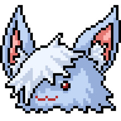 vector pixel art pet monster