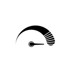 Speed icon flat. Vector illustration