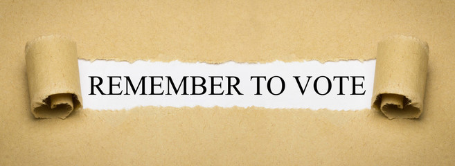 Remember to vote