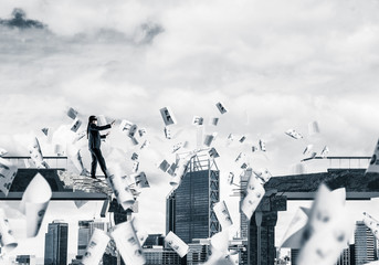 Hidden risks and dangers concept.