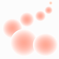 Background of pink ellipses in space
