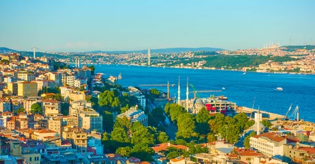 Deurstickers Bosporus Strait in Istanbul © Roman Sigaev