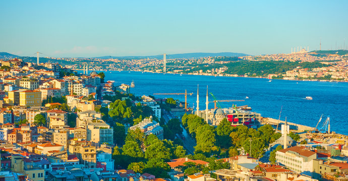 Bosporus Strait in Istanbul