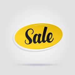 Special offer isolated sale yellow tag