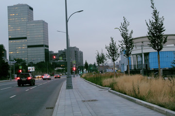 Fototapeta na wymiar Embankment of Moscow