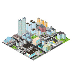 Isometric Vector Metropolis
Large urban cityscape.