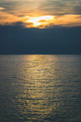 Obraz premium Colorful sea sunset