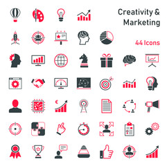 Creativity & Marketing - Iconset