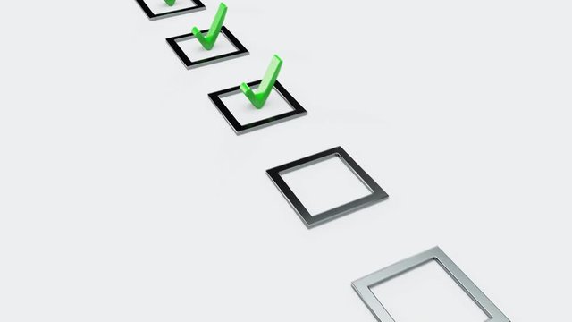 Checkmarks - Seamless loop