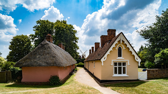 Almshouses in Thaxted, England