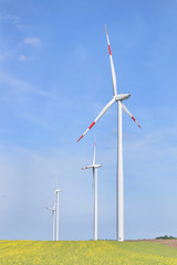 Wind farm in Alibunar, Serbia   