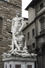 Statue of Hercules and Cacus in Piazza della Signoria, Florence