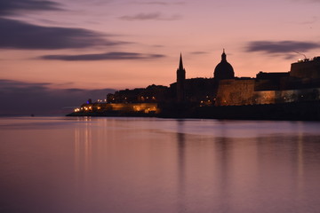 Obraz na płótnie Canvas Valletta Dawn