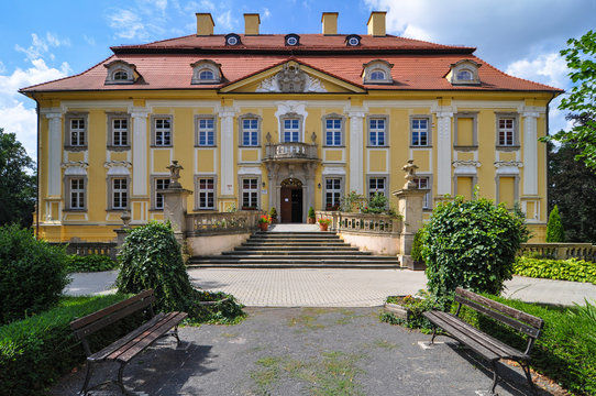 Palace in Biedrzychowice near Gryfow Slaski Poland