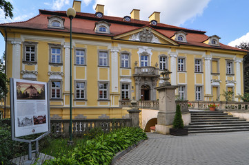 Fototapeta premium Palace in Biedrzychowice near Gryfow Slaski Poland